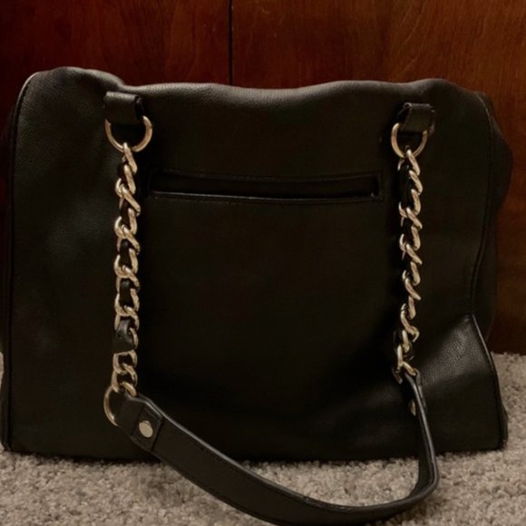 Betsey Johnson Black tote with 3D black bows - Picture 3 of 5